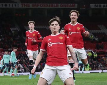 Alejandro Garnacho en Manchester United