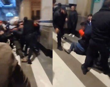 Piñas en Constitución: peleas por cancelaciones y demoras en el Roca