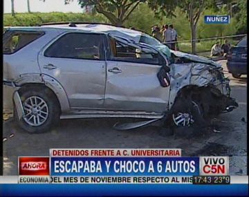 Robó una camioneta