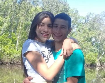 Bianca Garraza junto a su novio