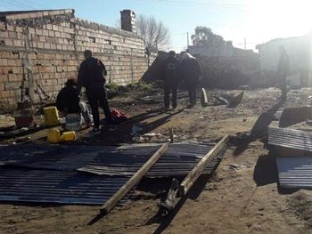 Este fue el lugar en donde se había demolido un kiosco narco