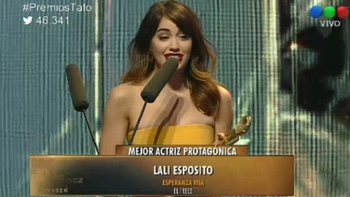 premios tato: lali esposito gano como mejor actriz y le dedico el premio a mariano martinez premios tato: lali esposito gano como mejor actriz y le dedico el premio a mariano martinez