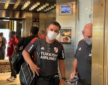 Gallardo viajó a Rosario para el partido ante Newells