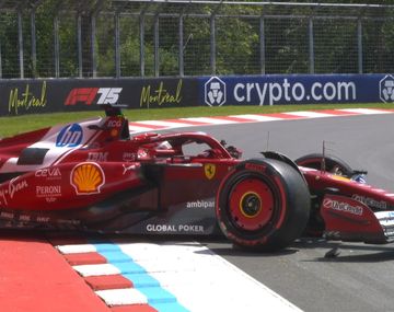 Con el pie izquierdo: el fuerte choque de Leclerc en la FP1 de Canadá