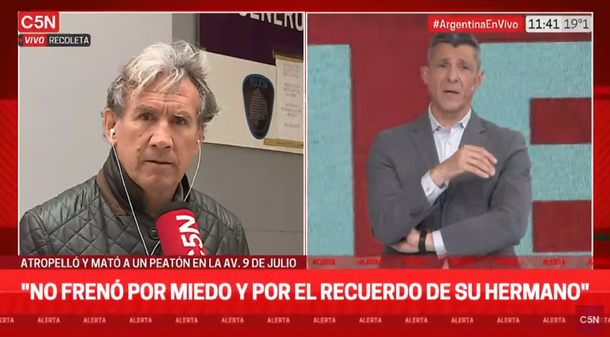 Habló el abogado del polista que atropelló y mató a un peatón en la 9 de Julio: No es responsable
