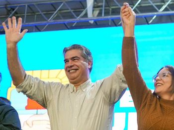 Jorge Capitanich y Magda Ayala: candidatos a senadores nacionales.