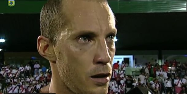 Hasta las lágrimas: el conmovedor llanto de un rival de River