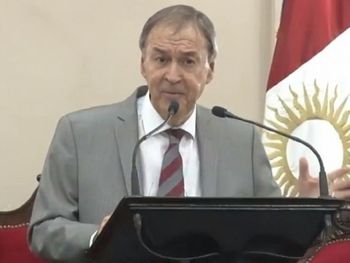 Schiaretti se descompuso durante su discurso en la apertura de las sesiones ordinarias de la Legislatura&nbsp;