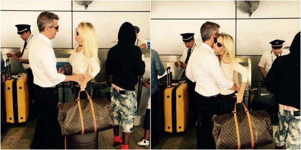 Luli Salazar y Martín Redrado, juntos en Miami: las fotos en el aeropuerto