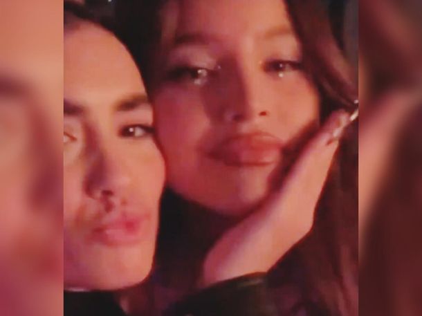 ¡Una fan más! Lali Espósito, junto a Emilia Mernes, en el show de Duki en el Bernabéu