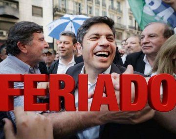Axel Kicillof avaló la Resolución 467/2026 y habrá feriado en Buenos Aires en el Día de la Lealtad Peronista