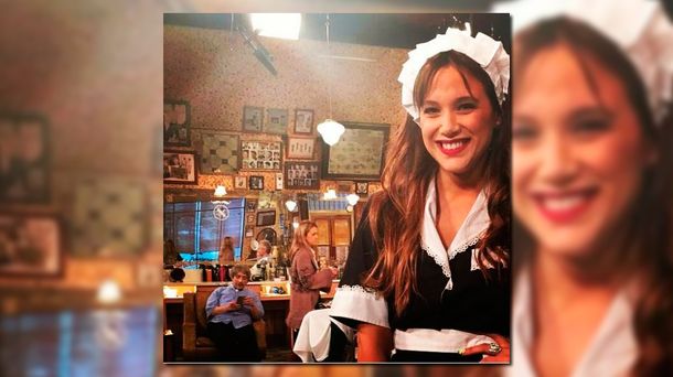 En medio del escándalo con Fede Bal, Barbie Vélez hizo de mucama sexy en La Peluquería de Don Mateo