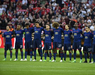 Final de la Europa League:  el minuto de silencio por el atentado de Manchester