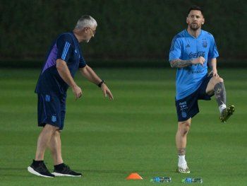 Por qué Messi entrenó diferenciado este sábado en Qatar