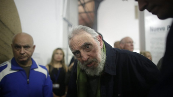 El líder cubano Fidel Castro reapareció en público en enero de 2014. El líder cubano Fidel Castro reapareció en público en enero de 2014.