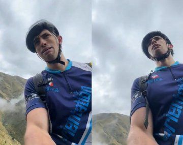 Gero Arias, tras sufrir un grave accidente.