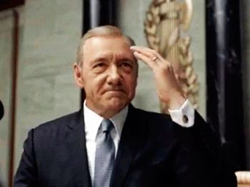 Frank Underwood le dedicó un mensaje a Federico Pinedo y su presidencia