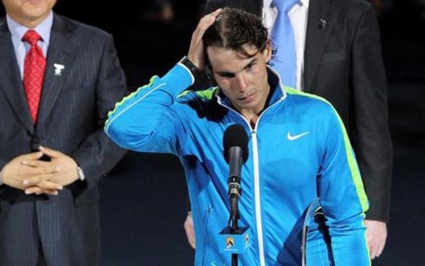 Rafa Nadal suspendió la exhibición con Djokovic en Madrid