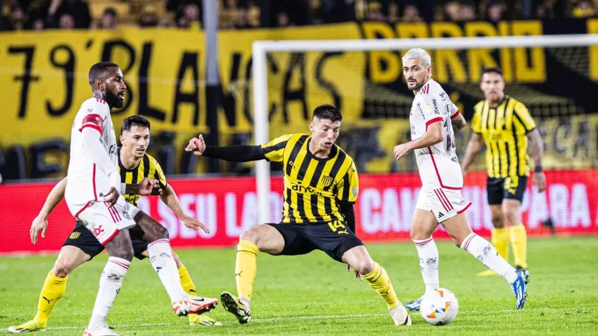 Copa Libertadores: Peñarol defendió el triunfo del Maracaná, eliminó a Flamengo y es semifinalista