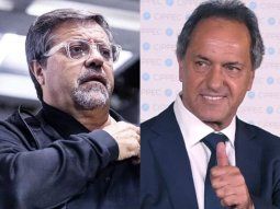 Caruso Lombardi y Daniel Scioli.