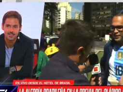 Un argentino se infiltró en la hinchada de Brasil e hizo estallar a Closs: Les vamos a romper el...
