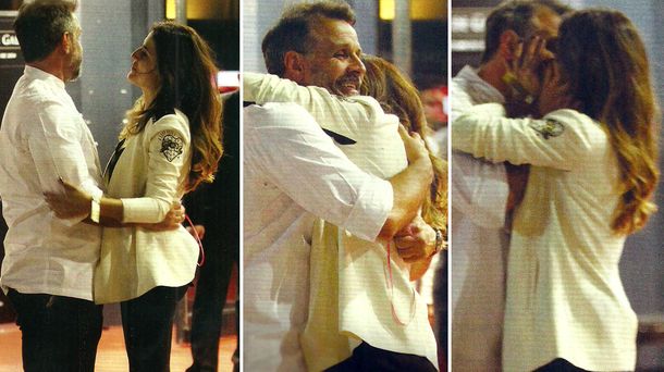 Maju Lozano a los besos con el chef Christian Petersen