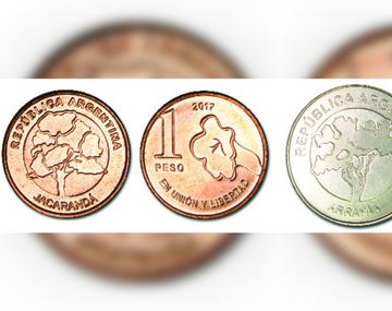 El Banco Central puso en circulación las monedas con árboles