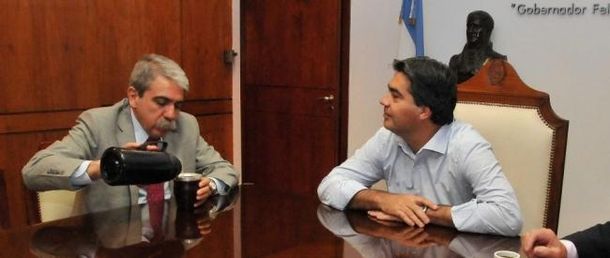 Aníbal Fernández y Jorge Capitanich