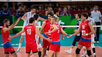 argentina cayo ante serbia y sumo su primera derrota en el mundial de voley