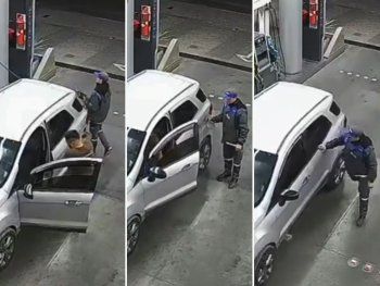 Insólito episodio en San Juan: cargó nafta, se subió al auto y se escapó sin pagar Insólito episodio en San Juan: cargó nafta, se subió al auto y se escapó sin pagar