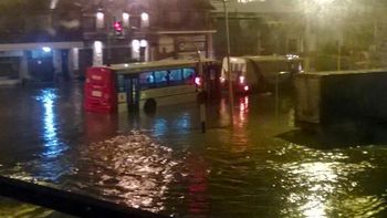 mar del plata, bajo el agua