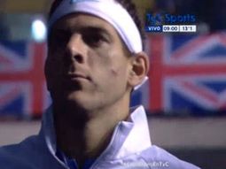 video: del potro fue ovacionado y aplaudido de pie por el publico britanico video: del potro fue ovacionado y aplaudido de pie por el publico britanico