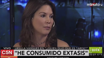 ursula vargues en c5n: fui a fiestas electronicas y consumi extasis ursula vargues en c5n: fui a fiestas electronicas y consumi extasis