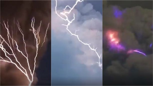 VIDEO: Increíble tormenta con rayos alrededor de las cenizas que arroja el volcán Taal