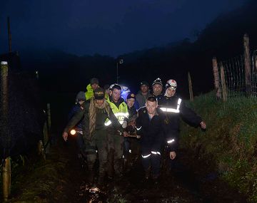 Rescate de víctimas de la tragedia del Chapecoense