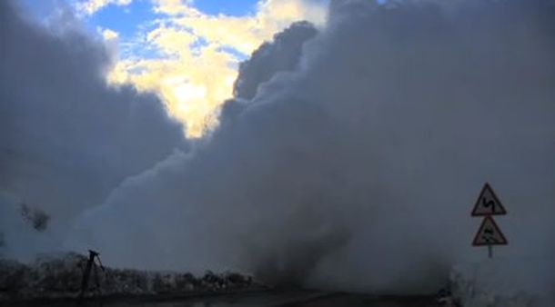 Se les vino una avalancha encima y ya era tarde para correr