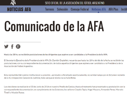 la afa desafia a la igj y no suspende las elecciones del 30 de junio la afa desafia a la igj y no suspende las elecciones del 30 de junio