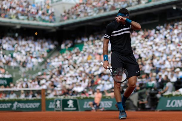 Juan Manuel del Potro en Roland Garros 2018