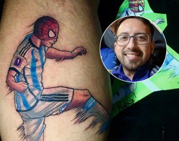 Un fanático de Boca se tatuó a Julián Álvarez por una promesa
