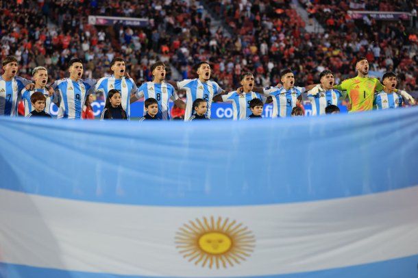 Así se vivió el Himno en la final del Mundial Sub-20 entre Argentina y Marruecos