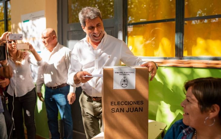 Uñac, gobernador de San Juan - Crédito: @sergiounac