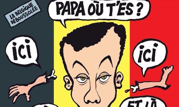 Charlie Hebdo desata polémica con una portada que se burla de los atentados en Bruselas