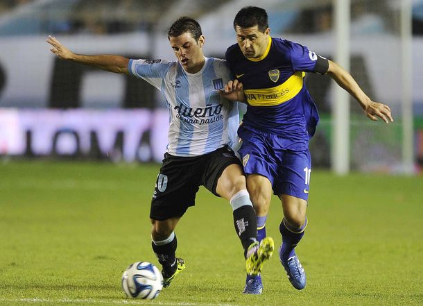 Al final Riquelme y Bianchi hablaron después del partido