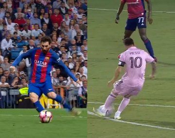 El gol gemelo de Messi a Dallas que ya le había hecho al Real Madrid