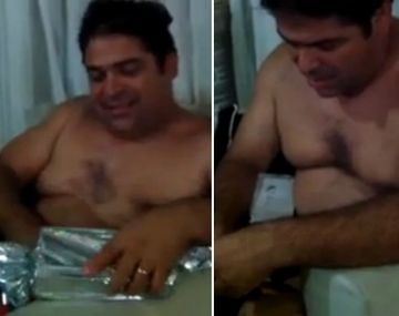 No aguantó el llanto al ver una sorpresa familiar