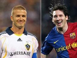 Beckham y Messi
