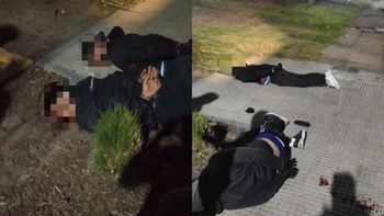 Los sospechosos dispararon contra la Policía y terminaron heridos y arrestados. Los sospechosos dispararon contra la Policía y terminaron heridos y arrestados.