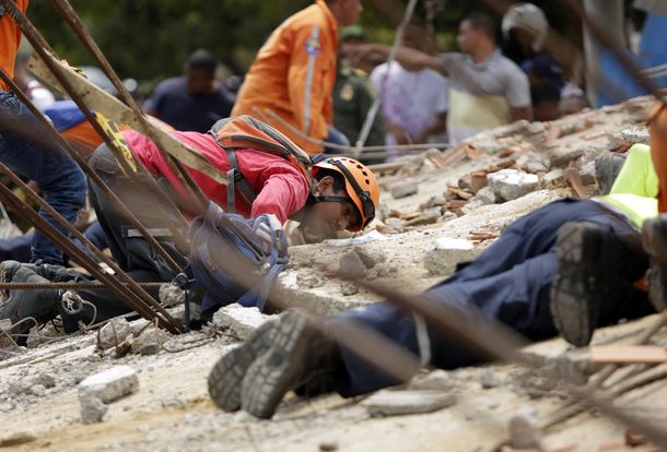 Colapsó un edificio en Colombia&nbsp;