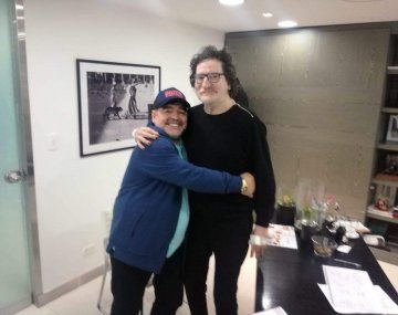 Diego Maradona y Charly García