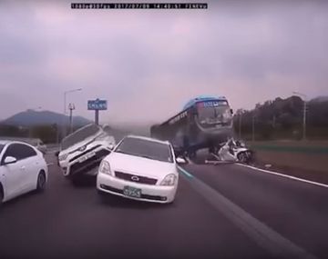 Un choque de película en Corea del Sur